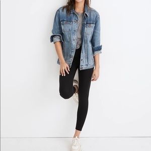 Madewell MWL High Rise Black Leggings NWT Large